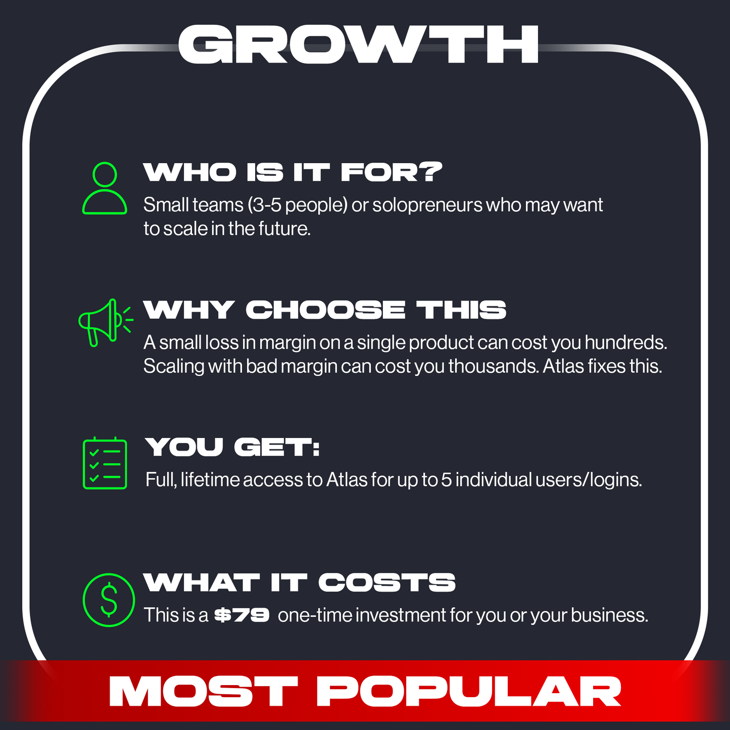 Growth License Key (5 Seats)